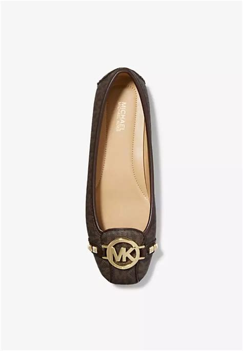 michael kors fulton one size brown|Fulton Studded Logo Moccasin .